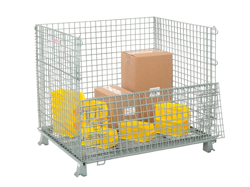 Folding wire containers,3000 lbs