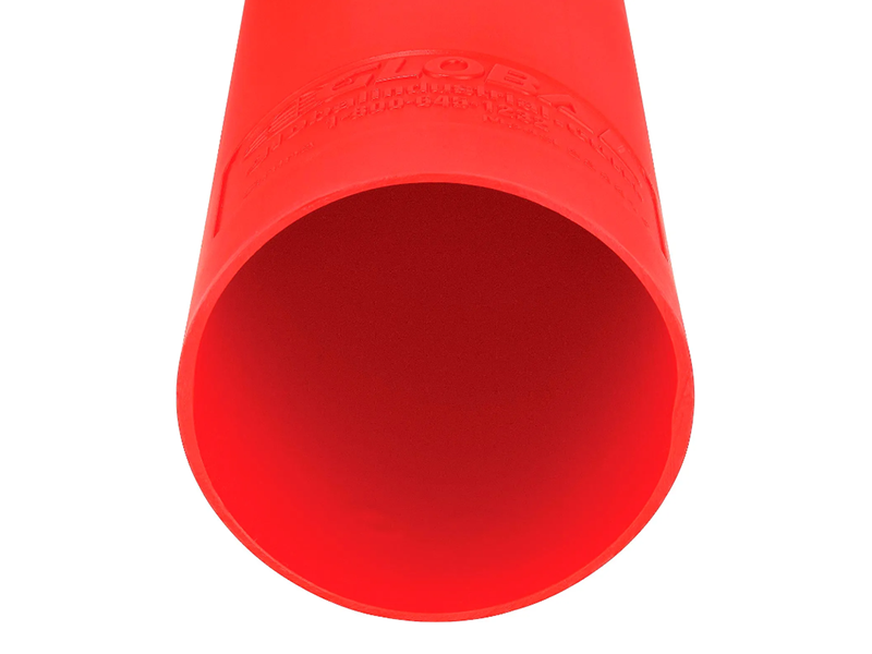Smooth Bollard Post Sleeve 6" HDPE Dome Top, Red