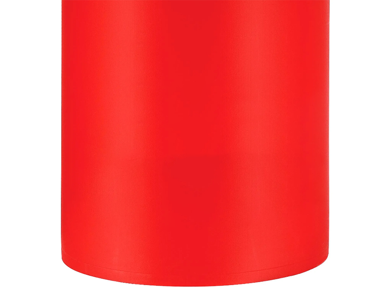 Smooth Bollard Post Sleeve 8" HDPE Dome Top, Red