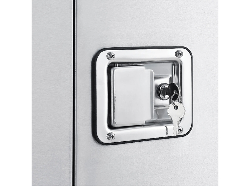 Wall Mount Storage Cabinet, 30"Wx12"Dx30"H, Assembled, 430 Stainless Steel