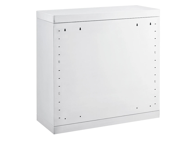 Wall Mount Storage Cabinet, 30"Wx12"Dx30"H, Assembled, 430 Stainless Steel