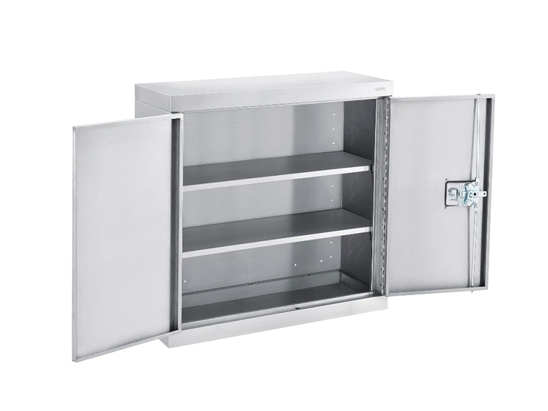 Wall Mount Storage Cabinet, 30"Wx12"Dx30"H, Assembled, 304 Stainless Steel