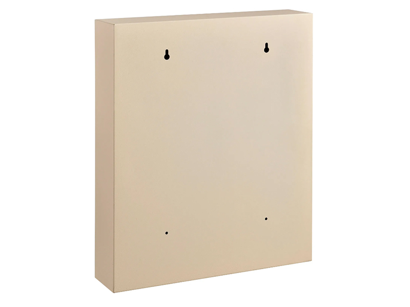 Medical Security Cabinet w/Double Key Locks, 14"Wx3-1/8"Dx17-1/8"H, Beige