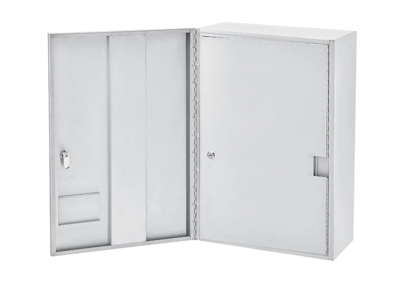 Stainless Steel Medicine Cabinet W/Double Door/Double Lock, 16"Wx8"Dx24"H