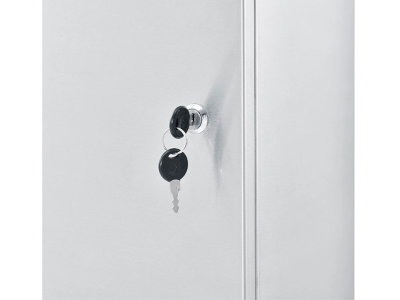 Stainless Steel Medicine Cabinet W/Double Door/Double Lock, 16"Wx8"Dx24"H