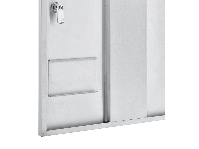 Stainless Steel Medicine Cabinet W/Double Door/Double Lock, 16"Wx8"Dx24"H