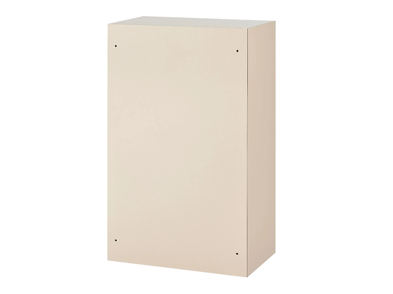 Large Medicine Cabinet, Double Door/Double Lock, 18"W x 10"D x 30"H, Beige