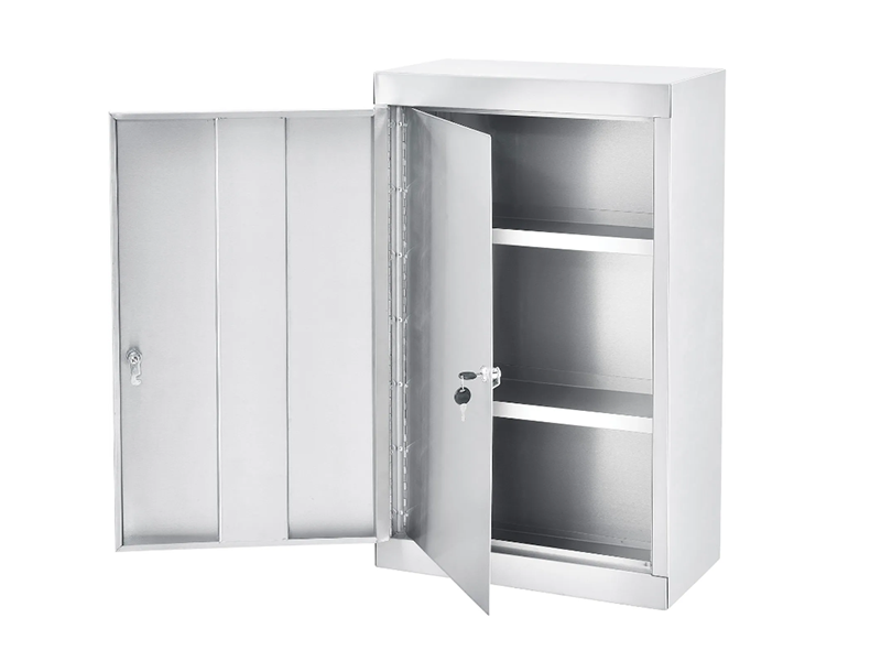 Stainless Steel Medicine Cabinet W/Double Door/Double Lock, 18"Wx10"Dx30"H