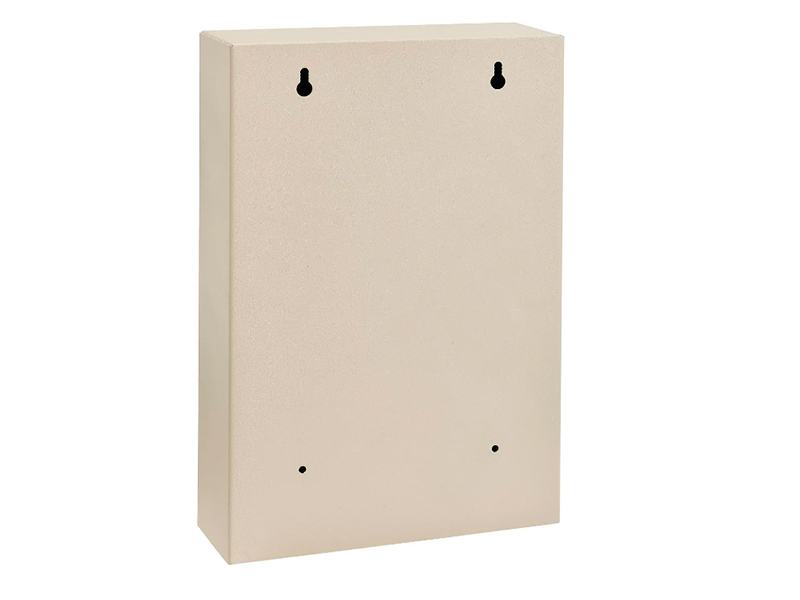 Medical Security Cabinet w/Double Key Locks, 8"W x 2-5/8"D x 12-1/8"H, Beige