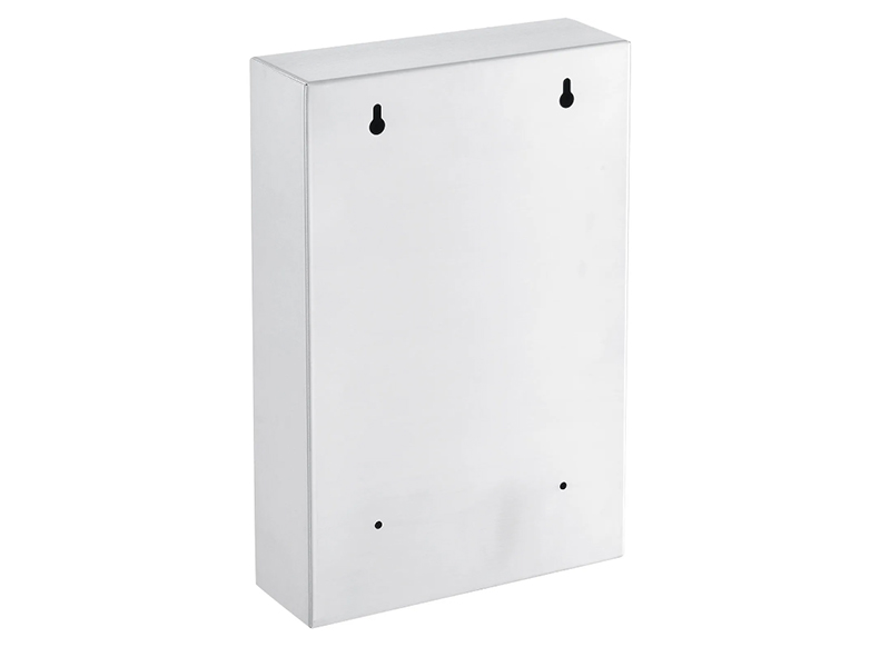 Stainless Steel Medical Cabinet W/Double Key Locks, 8"Wx2-5/8"Dx12-1/8"H