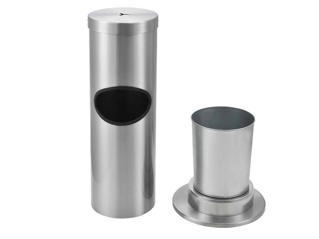 Floor Standing Wet Wipe Dispenser - Stainless Steel
