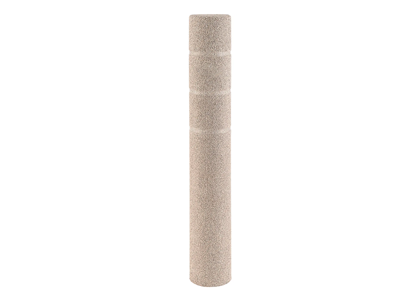 Decorative Bollard Cover, 8' Dia. x 60''H, Stone Finish