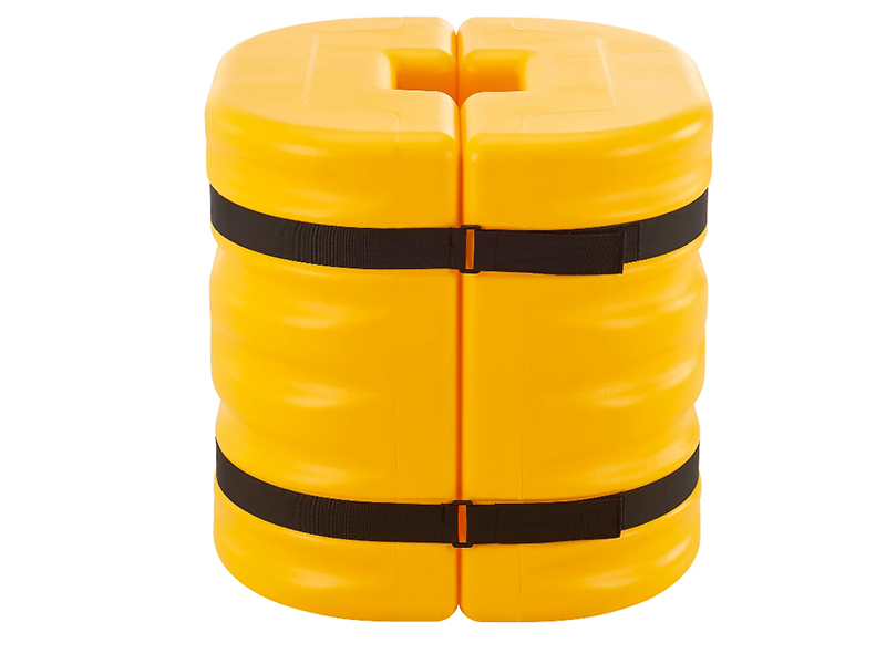 Column Protector, 6" Opening, 24" High, Yellow