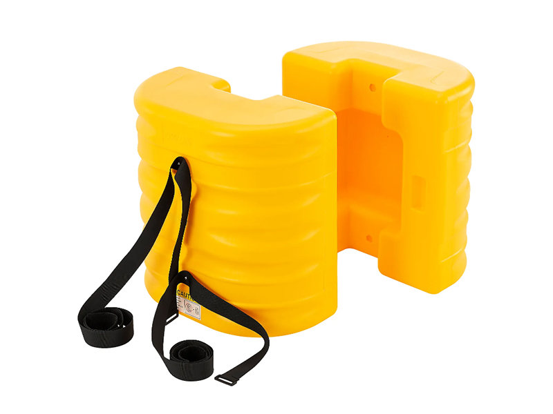 Column Protector, 6" Opening, 24" High, Yellow
