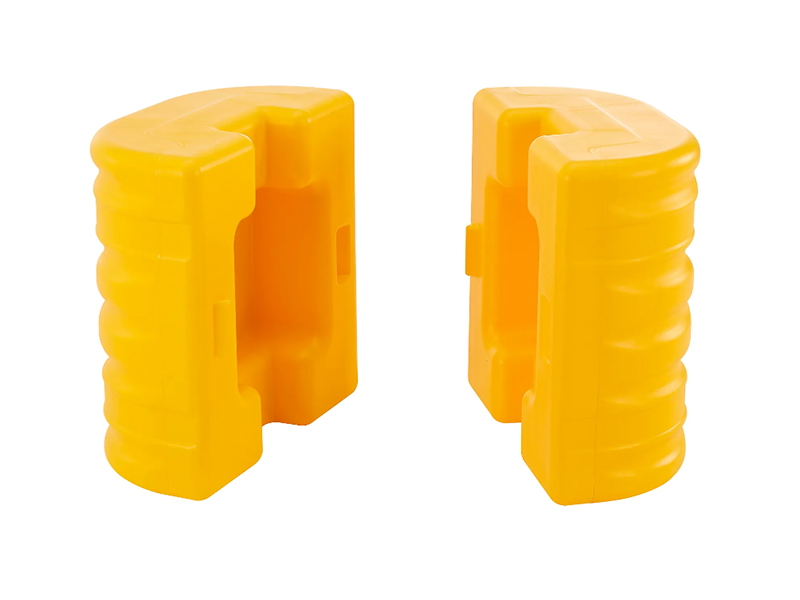 Column Protector, 6" Opening, 24" High, Yellow