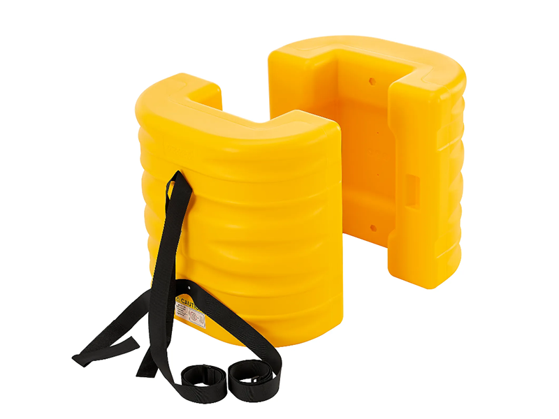 Column Protector, 10" Opening, 24" High, Yellow