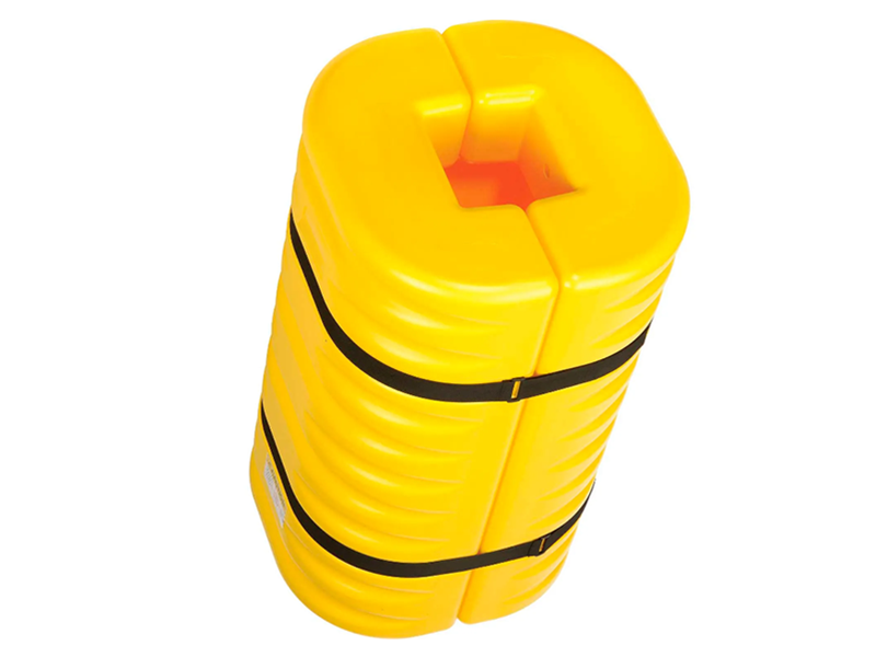 Column Protector, 10" Opening, Yellow