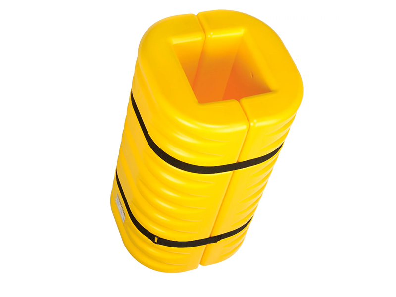 Column Protector, 12" Opening, Yellow