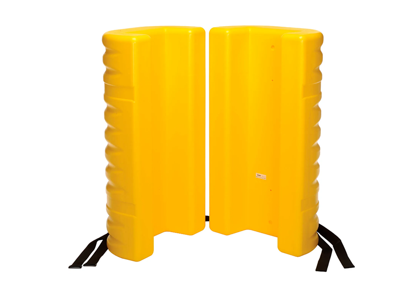 Column Protector, 12" Opening, Yellow