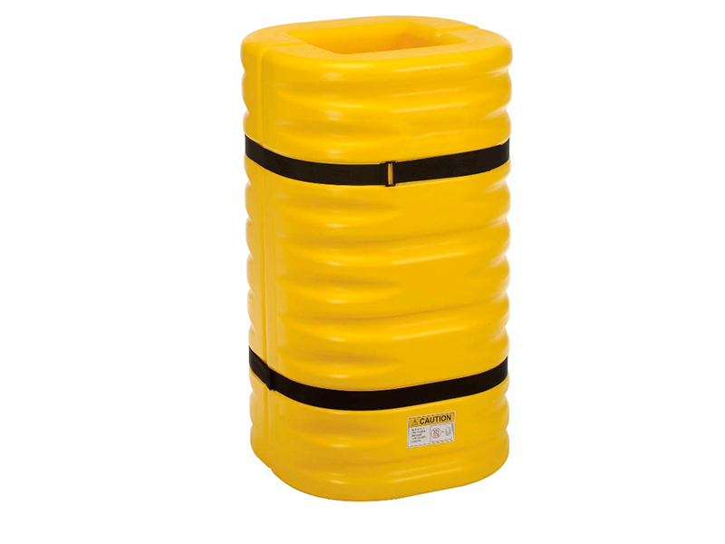 Column Protector, 12" Opening, Yellow
