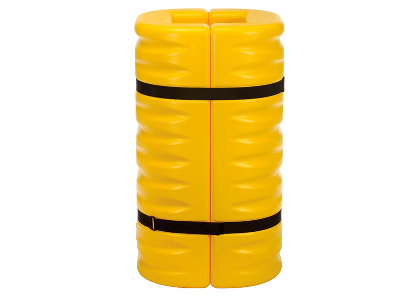 Column Protector, 12" Opening, Yellow