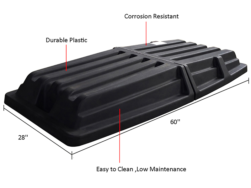 Tilt Truck Hinged Lid, 1/2 cu.yd Lids