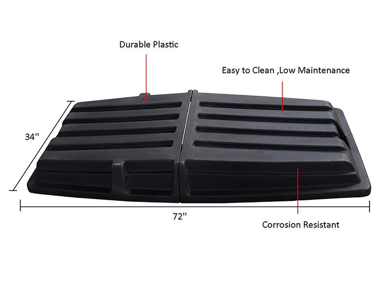 Tilt Truck Hinged Lid, 1 cu.yd Lids