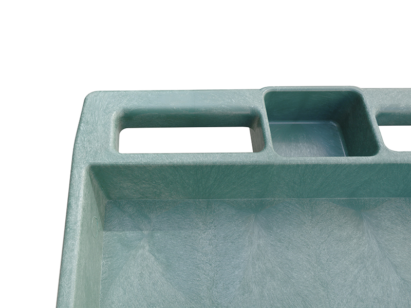 Utility Cart with Deep Lipped Plastic Shelves: 500 lb Load Capacity, Gray, 2 Shelves
