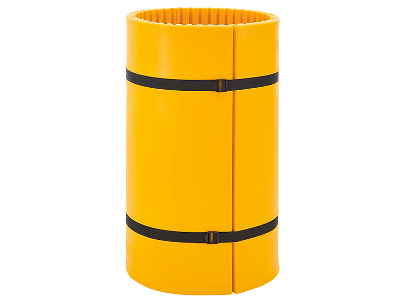 Column Protector For 24" Dia. Concrete Columns, 44"W x 42"H, Yellow