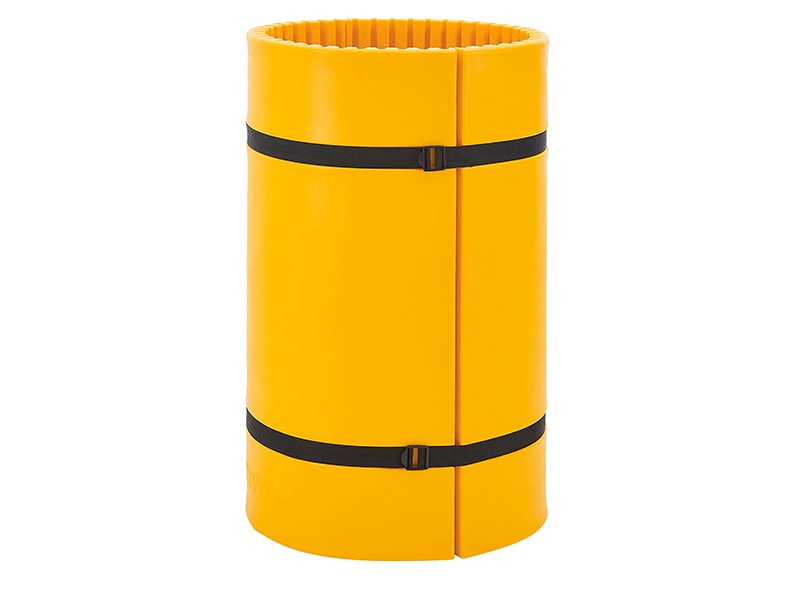 Column Protector For 24" Dia. Concrete Columns, 44"W x 48"H, Yellow