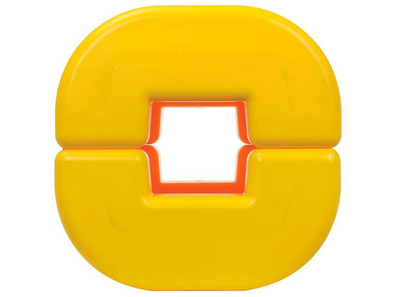 Column Protector, 8" Opening, Yellow
