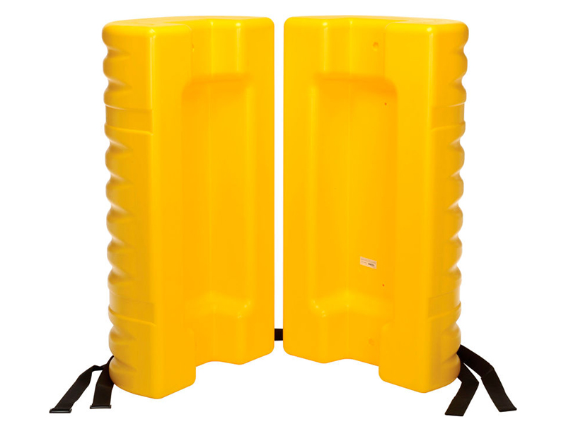 Column Protector, 8" Opening, Yellow
