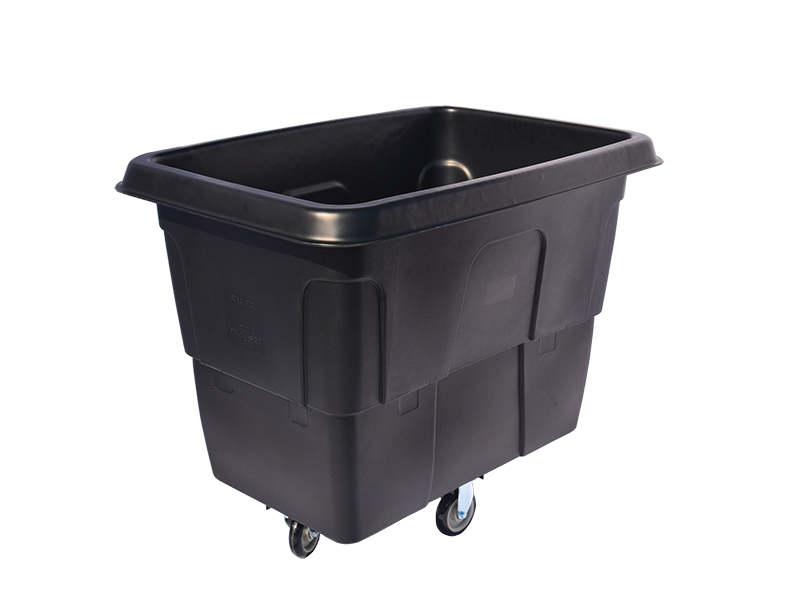 Cube Truck,12 Cu. Ft., 400 Lb. Load,Black