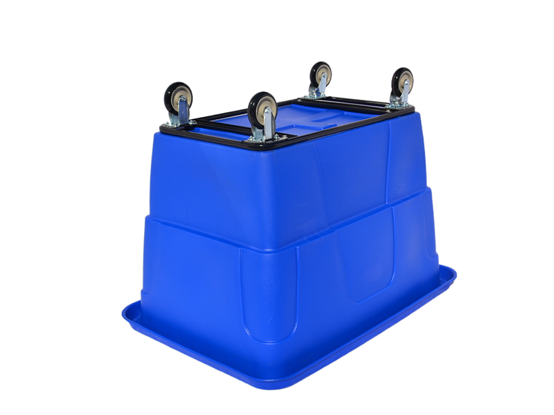 Basket Truck,27cu.ft,steel Base,800lb,Blue