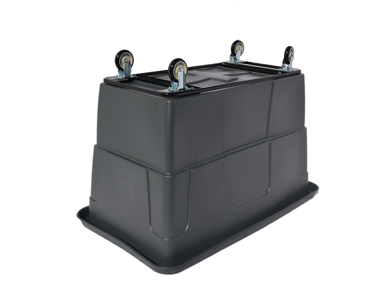 Cube Truck,27 Cu. Ft.,1200Lb. Load,Black
