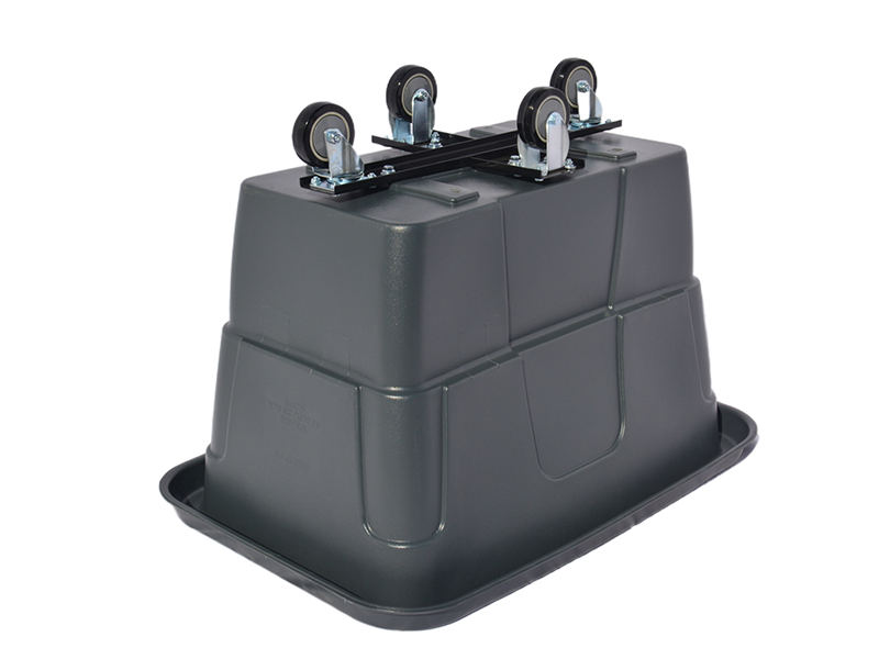 Cube Truck,8 Cu. Ft., 300 Lb. Load,Black