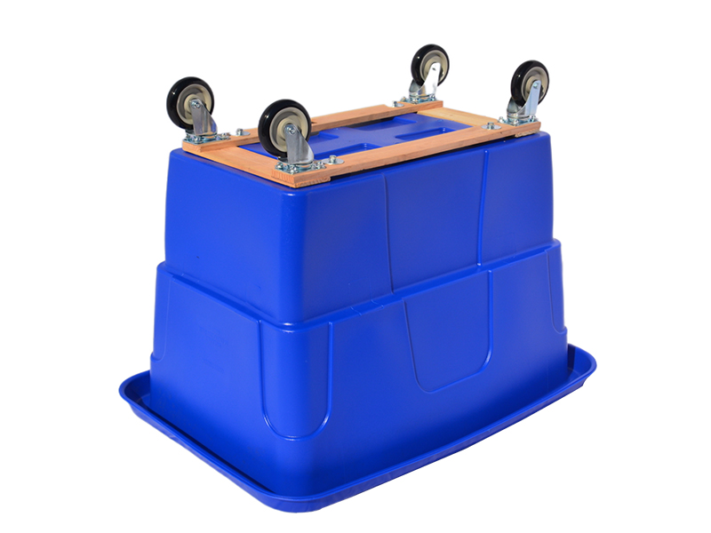 Basket Truck,14cu.ft, BU,Wood Base,600lb,Blue