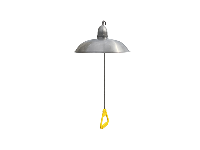 Emergency Drench Shower, Horizontally Mounted, Stainless Steel