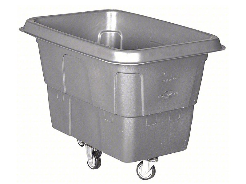 Cube Truck,8 Cu. Ft., 200 Lb. Load,Gray