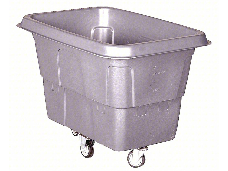 Cube Truck,12 Cu. Ft., 250 Lb. Load,Gray