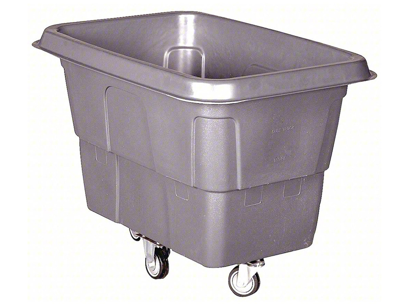 Cube Truck,14 Cu. Ft.,300 Lb. Load,Gray