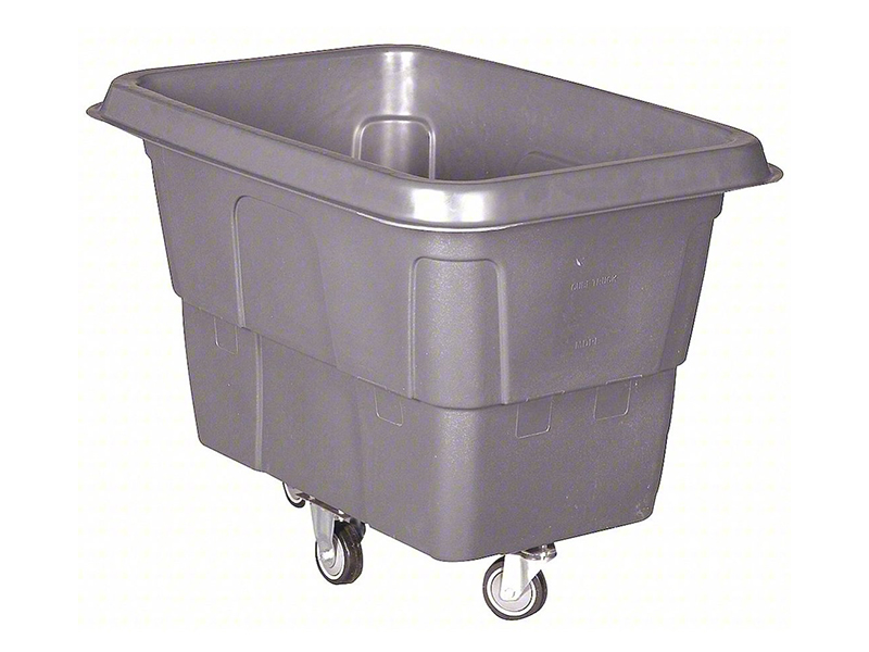 Cube Truck,16 Cu. Ft.,400 Lb. Load,Gray