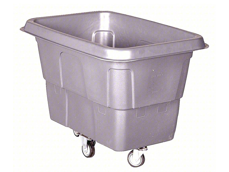 Cube Truck,20 Cu. Ft., 500 Lb. Load,Gray