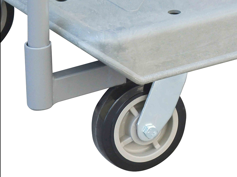 Structural Foam 60x30 Plastic Deck Platform Truck - 4 Wheels - 2000 Lb. Cap.