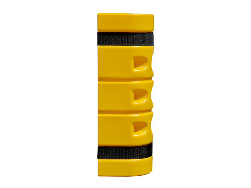 Rack Protector, 3" x 3" Opening, 18"H, Yellow