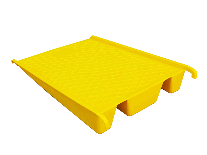 Polyethylene Spill Containment Platform Ramp, 1500 Lb. Capacity