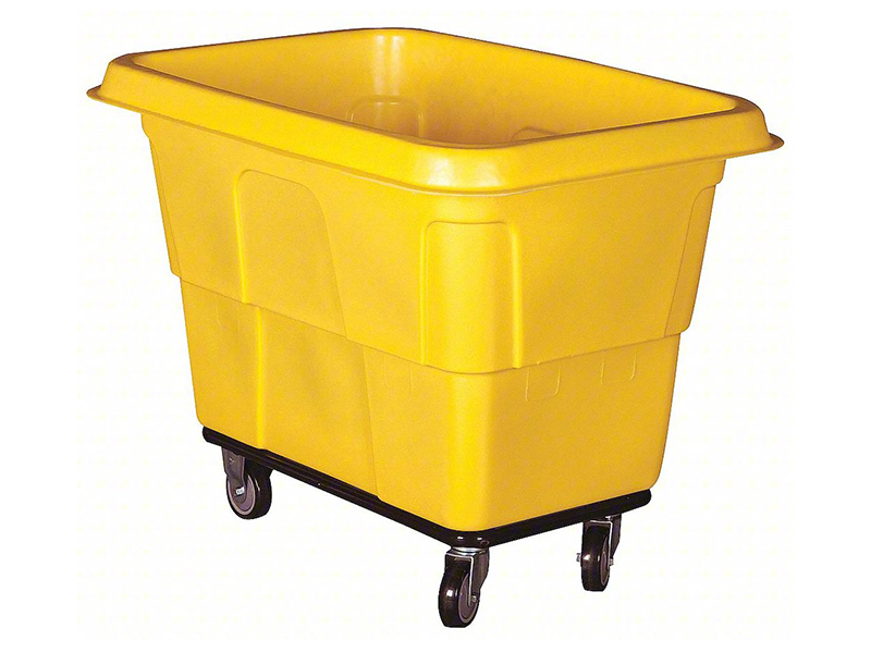 Basket Truck,12cu.ft,Steel base,600lb,Yellow