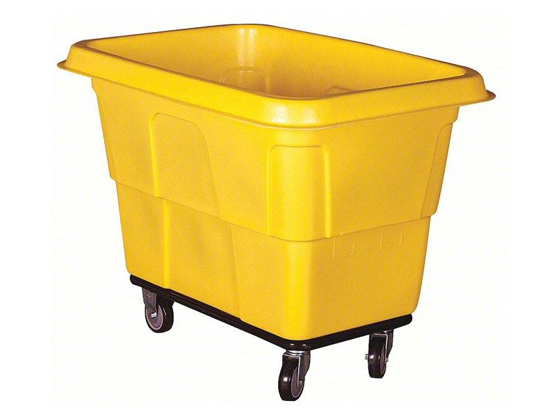 Basket Truck,27cu.ft,steel Base,800lb,Yellow